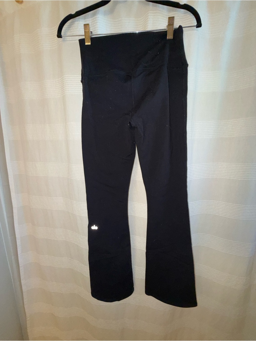 Alo Size Small Black Flared Yoga Pants